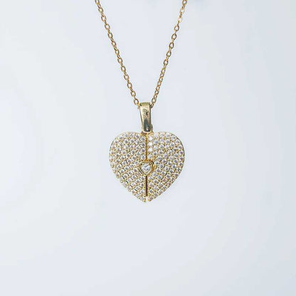 Elegant Golden Heart Necklace